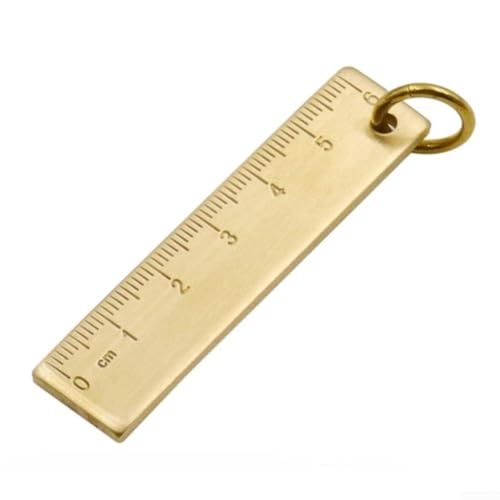 Design spesso: con un diametro di 3 mm, questo righello in ottone è robusto e fornisce misurazioni accurate. Sia che tu abbia bisogno di misurare piccoli oggetti o usarlo come ciondolo chiave, servirà efficacemente al suo scopo.