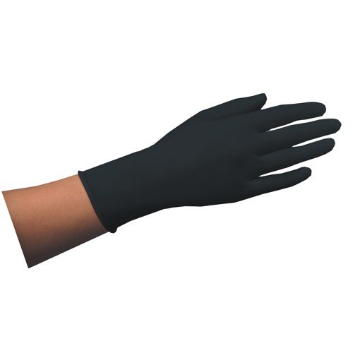 PAPSTAR 100 Handschuhe, Latex puderfrei schwarz Größe S, Sie erhalten 10 Packungen, Packungsinhalt: 100 Stück bei Günstiger Preis
