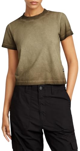 G-STAR Top Moto Slim Col U t-shirt manches courtes moulant mode femmes