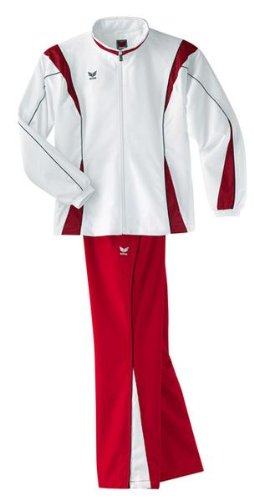 Preisvergleich Produktbild erima Xetra Line Präsentationsanzug weiß / rot / schwarz Gr. 36