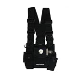 CHENXIAOHONG Bolsa de Peito Tática - - Bolsa Pequena Estilo Tático, Ideal como Pochete Masculina para Corrida e Uso Diário, mochila antifurto(Bolsa tipo colete com estampa preta)