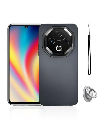 For UMIDIGI G100 5G / G100 Pro �p �P�[�X �J�o�[ KONXISA �y���^ TPU �X�}�z�P�[�X �����O�u���P�b�g �X�^���h�@�\ �o���p�[�J�o�[ �����Y�ی� �ϋv�� �ϏՌ� �S�ʕی� �����h�~ �w��h�~�i�u���b�N�j