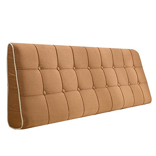 KKCF Cojín Respaldo Cama Cabecero, Cómodo Reposacabezas Grande Lectura con Funda Extraíble, Almohada De Cuña Suave Junto Cama, Almohadillas Ergonómicas Apoyo Cintura Cover