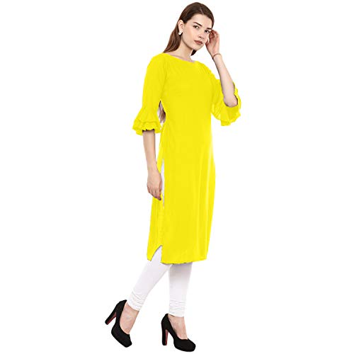 Image of Veera Paridhaan Women's Rayon Straight Kurti