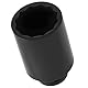 QWORK® Vielzahn Stecknuss 36mm 12-Kant, 78 mm Tiefe, 1/2’’ Antriebswellen, CR-MO Stahl - Kraft Stecknuss Zum einfachen Entfernen von Achsmuttern
