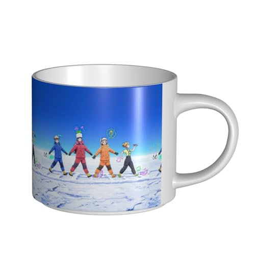 宇宙よりも遠い場所 セラミックマグカップ 食器 大容量コーヒーカップ 330ml 耐熱 おしゃれなマグカップ オフィスホーム用 プレゼントに最適 再利用可能 ギフト 男女兼用 White