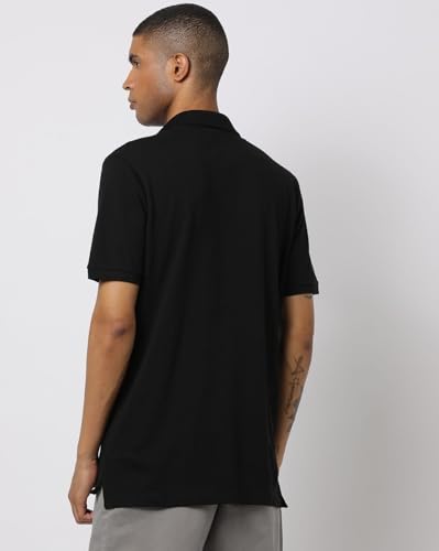 Image of Gap Men Solid Regular fit Half Sleeve Collared Neck T-Shirt