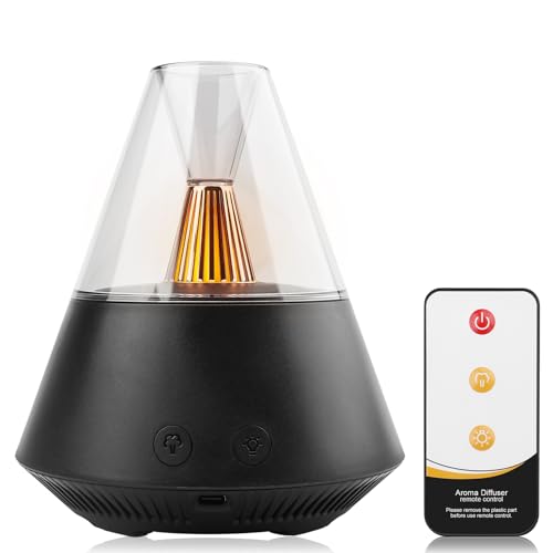 Difusor de aroma, 150 ml, difusor de aceite aromático, humidificador, difusor de aceites esenciales, difusor de aroma, uso silencioso, 8 horas de funcionamiento continuo, incluye mando a distancia