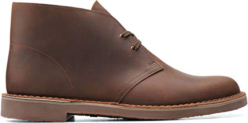 Clarks Men's Desert Boot Bushacre 3, Dark Brown Lea, 12 UK