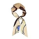 Matériau luxueux en polyester satiné : cette écharpe de sac à main à imprimé furet poilu est fabriquée à partir de satin 100 % polyester de qualité supérieure, doux, soyeux et brillant, avec une texture lisse qui ajoute une touche sophistiquée à votre sac à main ou tenue préférée.