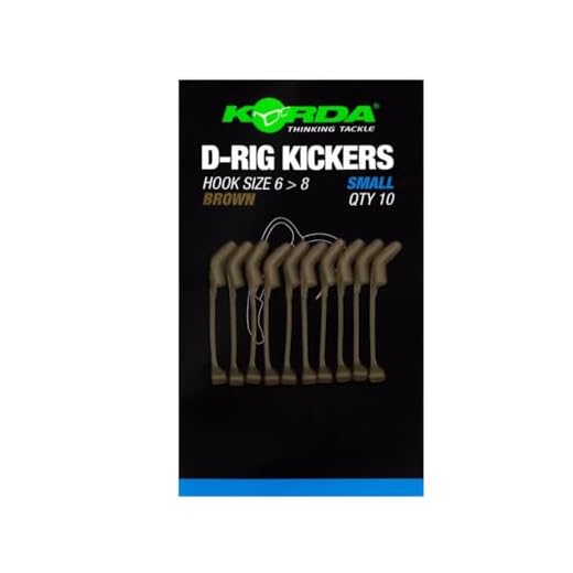 Korda Kickers D Rig Brown 10 D-Rig Kickers, taille : S