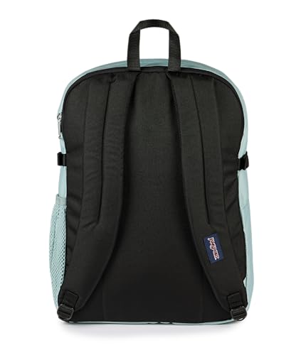Image of JanSport Main Campus Backpack - Travel or Work Backpack with 15-Inch Laptop Sleeve and Dual Water Bottle Pockets, Faded Sage