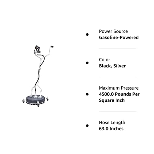 Wojet Pressure Washer Surface Cleaner 18" With Castors 4500Psi Commercial Pa7603 (18 Inch) #TOP1