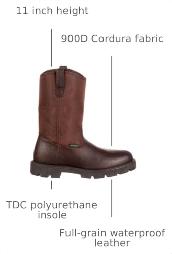 Image of Georgia Boot Men's Homeland Waterproof Wellington Work Boots