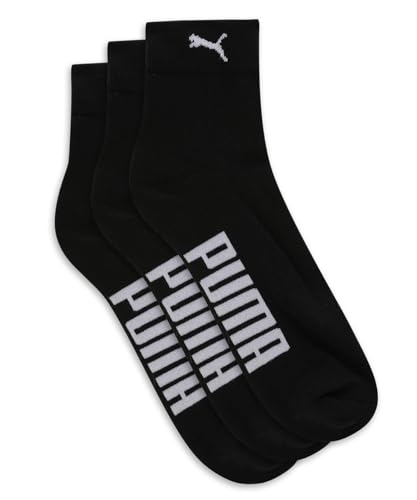 Image of Puma Cotton Unisex 3-Pair Sports Socks Ankle Length