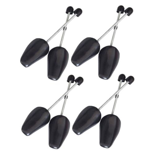 GALPADA 8 Piezas Estiradores de Zapatos de Plástico con Resorte Ajustable para Hombres y Mujeres de Ensanchadores para Zapatillas y Botas Negras Moldeadores para Pies Anchos