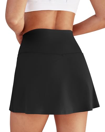 Womens Skort Tennis Skirt with Pocket Shorts Mini Golf Skirts High Waisted Athletic Skorts Summer Workout3