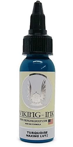 Turchese inchiostro viking per tatuaggio 30ml