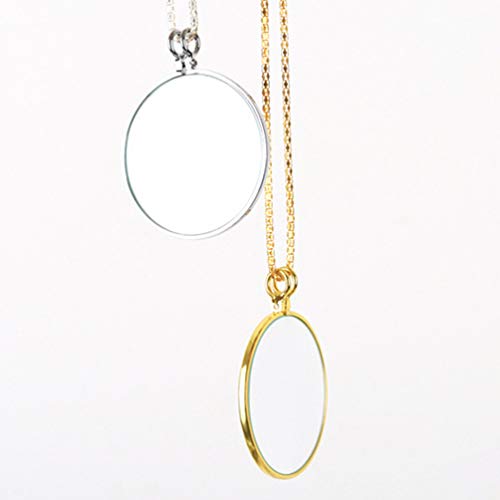 STOBOK Colar de Lupa Com 2 PeÃ§as de Lupa Com Pingente de Colar de Lupa para Festa