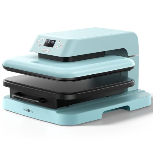 Image of HTVRONT Auto Heat Press Machine for T Shirts with Auto Release, 15X15