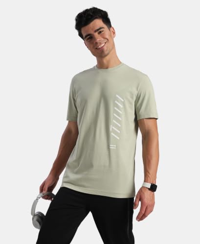 Image of Jockey 2718 Men Super Combed Cotton Printed Round Neck Half Sleeve T-Shirt