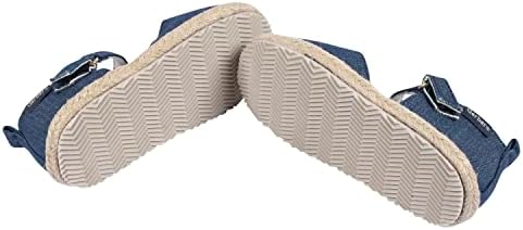 Gerber Crib Shoes Newborn Infant Toddler Girls Mary Jane, Denim, 4 Review | Image 1