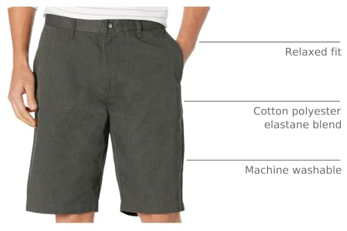 Image of Volcom Men's Vmonty Chino Shorts - 22 inch Outseam, Relaxed Fit, Durable Cotton Fabric