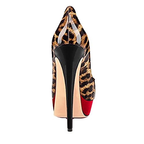 16CM/6.30IN Women's Elegant Temperament Wedding Party Pumps Stiletto Sexy High Heels Slip On Stiletto Court Shoes Ladies Sexy Pole Dancer Stripper Party3