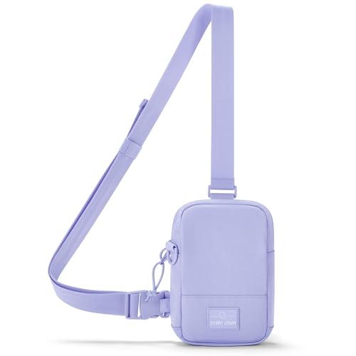 Johnny Urban Sling Bag Señoras Hombres Morado - Arthur - Crossbody Bolso de Pecho para Ocio, Viaje, Senderismo, Festival - Compartimento para Móvil, Llaves, Cartera - Repelente al Agua