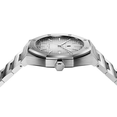 Sapphero Watches for Men Waterproof Luminous Watches with Date Dial Chronograph Analog Quartz Movement Steel Stainless Business Wrist Watches Mens Gifts