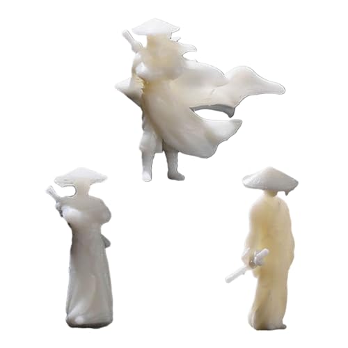 HUAJINGKEJI Joyería de moda, exquisitas miniaturas de resina para bonsái y acuario, paisajismo, decoración marcial antigua