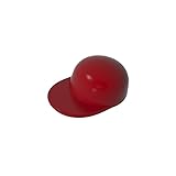 Gobricks Headwear Baseball Cap Cap 10PCS Compatible with Lego 86035 GDS-M101 Classic Brick Toy MOC Color:Dark Red 154