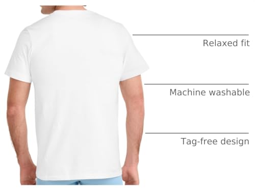 Jockey Big & Tall Classic Crew Neck Undershirt- 6 Pack - 100% Cotton T-Shirts for Men, White, 3XL - image 4