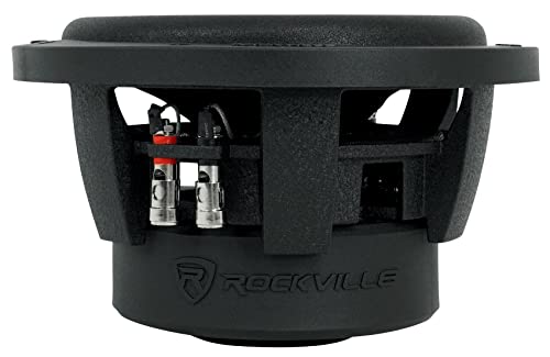 Rockville W8K6D2 V2 1400W Peak / 350W RMS 8-Inch Car Subwoofer Dual 4-Ohm, High-Power Audio, Deep Bass Response, Durable Build, for Car Audio Enthusiasts - Image 6