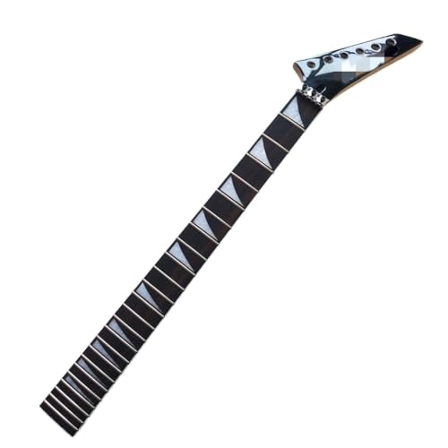 Manche de guitare 24 frettes en érable et palissandre pour diapason 25.5 pouces