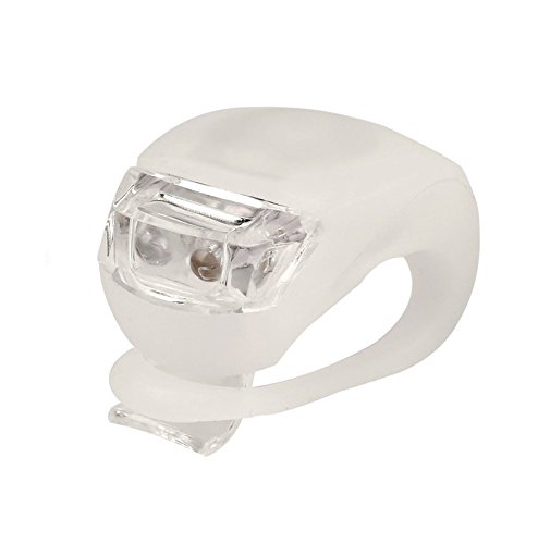 Futaba Silicone Bicycle Front LED Flash Light - White- Pack of Two-image-38