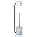 Produktbild Kela 20031, WC-Garnitur Varda, Papierrollen- und WC-Bürstenhalter, Marmor/Metall, 71,5 cm, Schwarz