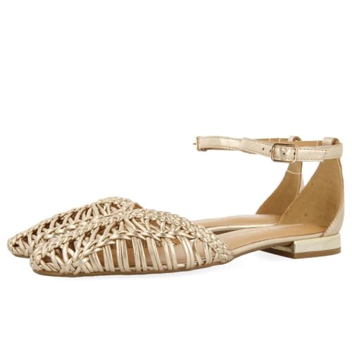 Platinum GIOSEPPO Bingham, Scarpe Basse Mary Jane Donna, Platino, 37 EU
