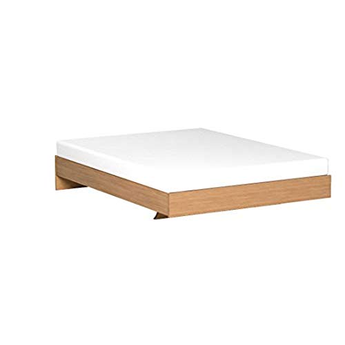 Nexera Nordik Queen Size Platform Bed, Natural Maple. #TOP4