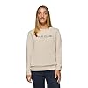 Polo Club Sudadera Beige Slim Fit 100% Algodón para Mujer - Sweatshirt Manga Larga y Cuello Redondo