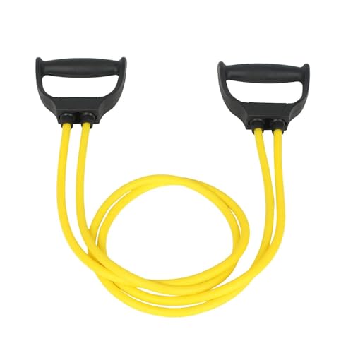 Image of Double Toning Tube Latex Tube Body Enhancer for Women & Men with Door Anchor, Workout, Home Gym and Toning Exercise Foam Handles & Easy-Adjust Clips for High Intensity Training
