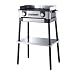 WMF Standfuß, Grill Tisch, Zubehör für alle Grills der WMF Master Grill, Tischgrill Standfuß, 72 cm hoch, cromargan matt/silber