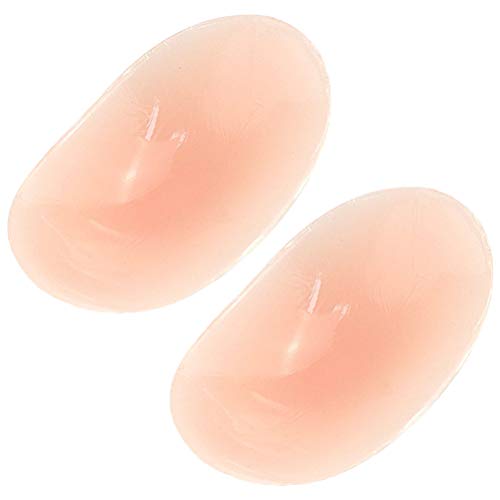 NONE Hombreras de Silicona Suave Desmontable Cojín Push-Up de Hombro Engrosar Adhesivo Potenciador de Hombros Cuña para Mujeres Hombres