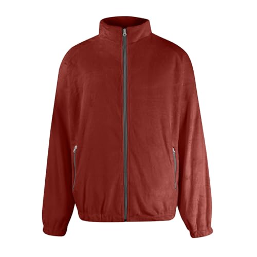Genérico Chaqueta De Hombre Chaqueta Entretiempo Hombre Nieve Negra Chaquetas Running Impermeable Casual Larga Softshell Trekking Ropa 2#rouge 3XL