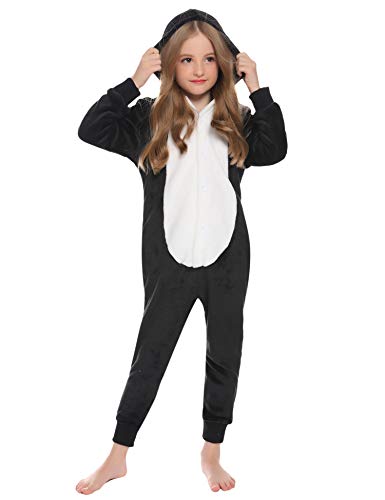 Hawiton Disfraces Pijama Unisexo Onesies con Capucha, Manga Larga Forro Polar Jumpsuit...