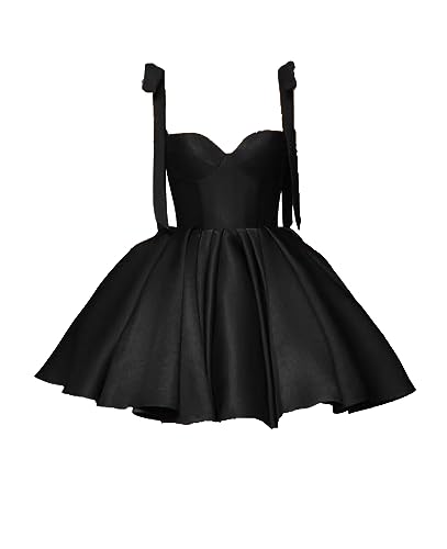 Off The Shoulder Satin Homecoming Dresses for Teens 2025 Short Prom Dress Sweetheart Cocktail Party Dress HQ-ABC99