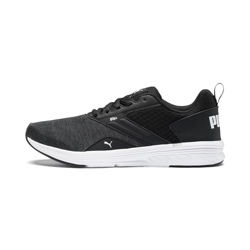 PUMA NRGY Comet, Running Shoes Unisex Adulto, Black White, 42 EU