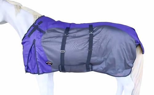 Image of 1200D Horse Turnout Blanket Waterproof, Breathable, Heavy-Weight Winter Blanket with 300g Fill, Ripstop Outer Shell