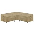 PureFit Outdoor Sectional Cover Waterproof L Shaped Patio Furniture Covers