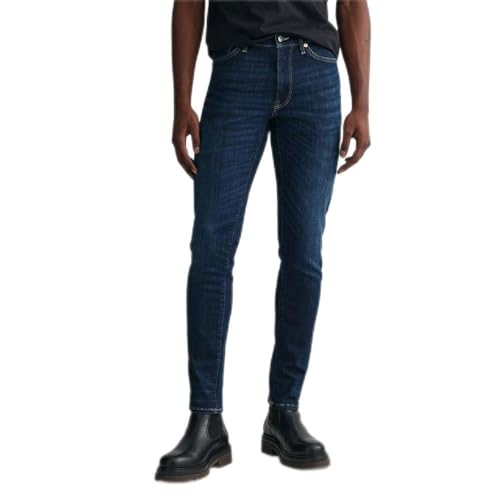 GANT Men 1000264-972 Extra Slim Fit Active Recover Jeans 34X32 Blue
